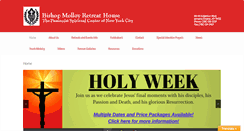 Desktop Screenshot of bishopmolloy.org